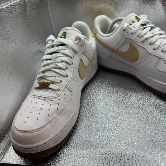 Size‎ 9 Nike Air Force 1 Low Rhubarb Mens White Athletic Sneaker CZ0338-101 - Picture 3 of 12